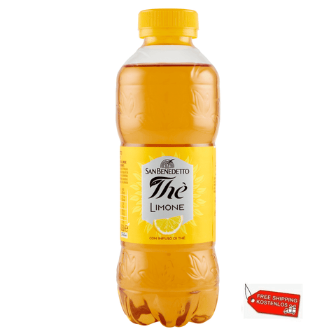 24x San Benedetto Thè al Limone Zitrone italienischer Eistee PET 500ml –  Italian Gourmet