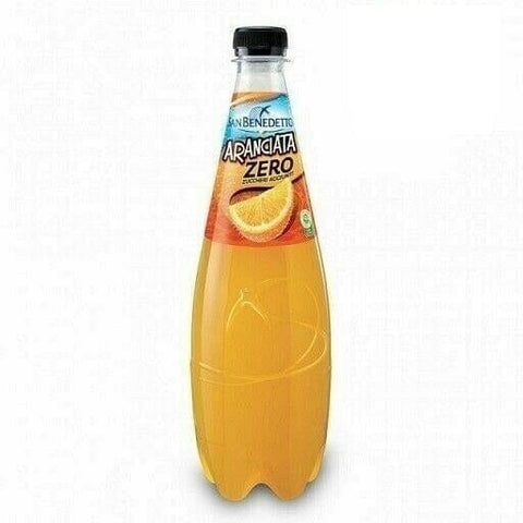 San Benedetto Aranciata Zero Orange Erfrischungsgetränk Zuckerfrei 6×0,75cl - Italian Gourmet