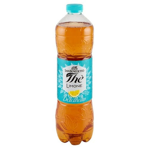 San Benedetto Thè Limone Deteinato Eistee Zitrone PET 1,5Lt - Italian Gourmet