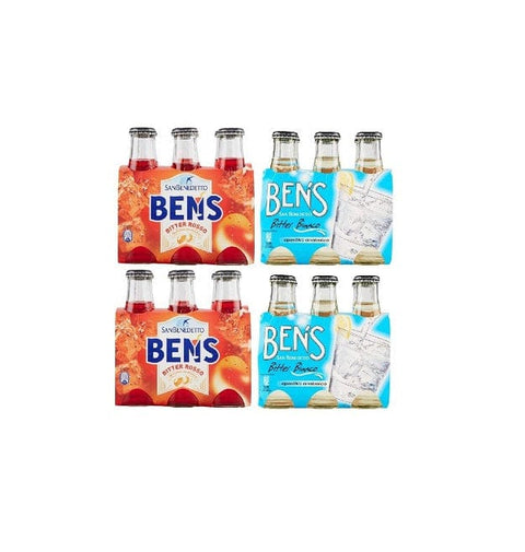 Testpackung San Benedetto Bens Megapackung Rosso & Bianco Aperitivo 24x100ml - Italian Gourmet
