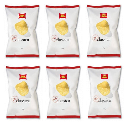 San Carlo Classica Patatine Chips Kartoffelchips 190g - Italian Gourmet