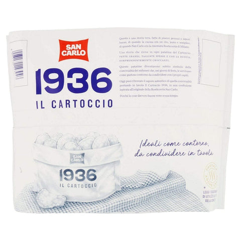 San Carlo Chips San Carlo 1936 Antica Ricetta Il Cartoccio Patatine Chips Kartoffelchips 170g 8003130143946