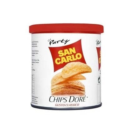 San Carlo Chips Dorè Gusto Classico Kartoffelchips gesalzen tube 3x45g - Italian Gourmet