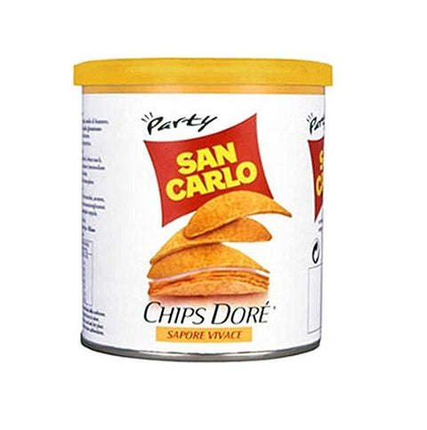 San Carlo Chips Dorè Sapore Vivace paprika Kartoffelchips tube 3x45g - Italian Gourmet