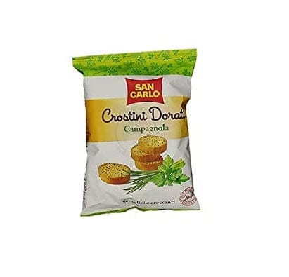 San Carlo Crostini dorati alla Campagnola Croutons 75g - Italian Gourmet