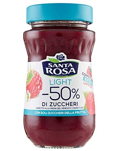 Santa Rosa Lamponi Light italienische Himbeeren Marmelade 260g - Italian Gourmet