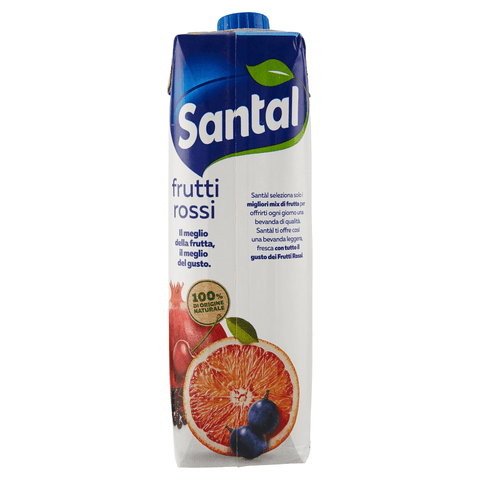 Santal Fruchtsaft 12x Parmalat Santal I Classici Frutti Rossi Rote Früchte Fruchtsaft 100% Natürlichen 1000ml 8002580027059