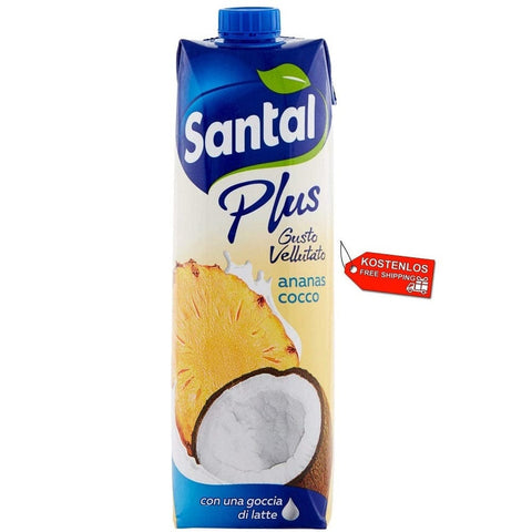 Santal Fruchtsaft 12x Parmalat Santal Plus  Ananas e Cocco Ananas und Kokosnuss Fruchtsaft mit einem Tropfen Milch 8002580040171