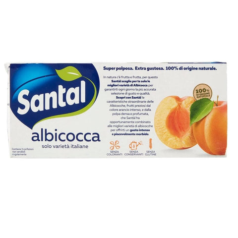 Santal Fruchtsaft Parmalat Santàl Albicocca Aprikosensaft Fruchtsaft Erfrischungsgetränk Erfrischendes Getränk Brik 3x200ml 8002580300039