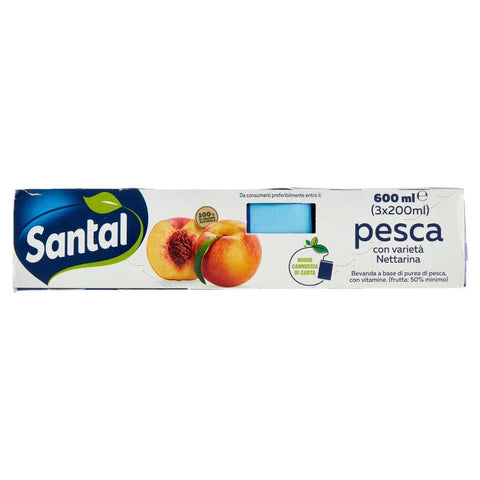 Santal Fruchtsaft Parmalat Santàl Pesca Pfirsichsaft Fruchtsaft Erfrischungsgetränk Erfrischendes Getränk Brik 3x200ml 8002580003640