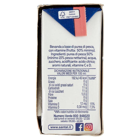Santal Fruchtsaft Parmalat Santàl Pesca Pfirsichsaft Fruchtsaft Erfrischungsgetränk Erfrischendes Getränk Brik 3x200ml 8002580003640