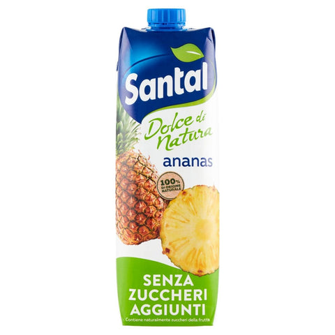 Santal Fruchtsaft Parmalat Santal Succo di Frutta ANANAS Dolce di Natura Senza zuccheri aggiunti Ananassaft ohne Zuckerzusatz Erfrischend 1Lt 8002580001684