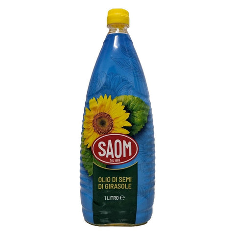 Saom Öl Saom Olio di semi di Girasole Sonnenblumenöl PET 1Lt