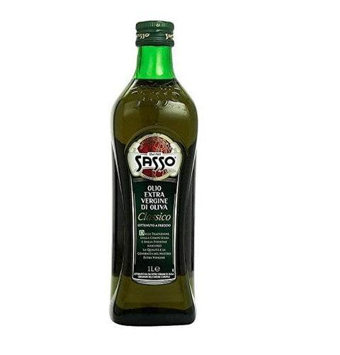 Sasso Olio di Oliva Olivenöl extra vergine (1 l) in Glas - Italian Gourmet