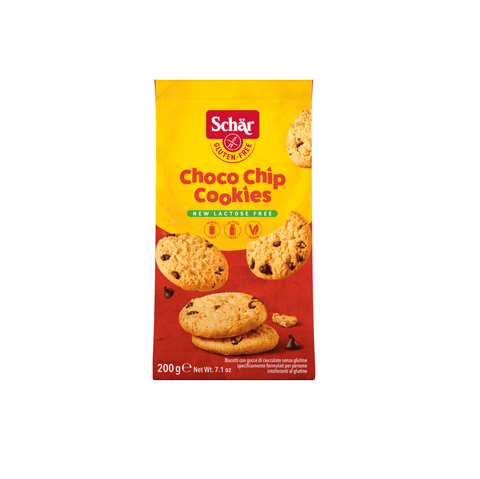 Schar Brot 3x200gr Schar Biscotti Choco Chip Cookies 200gr - Schar Kekse Choco Chip Cookies 8008698005491