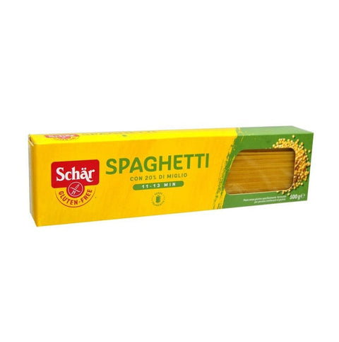 Schar pasta SCHÄR Senza Glutine Spaghetti Glutenfrei Pasta mit 20% Hirse 500g