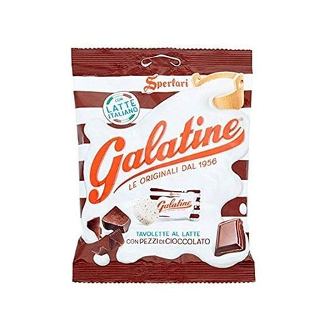 Sperlari Galatine mit Schokoladenmilch und Schokoladentabletten glutenfrei 20x115g - Italian Gourmet