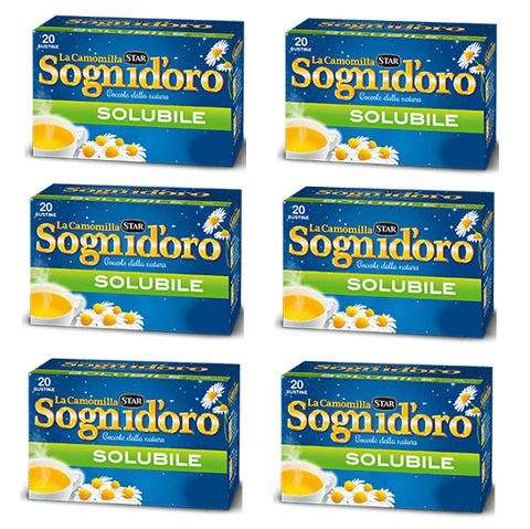 Star Sogni d'oro Camomilla Solubile Lösliche Kamille 20 Filter - Italian Gourmet
