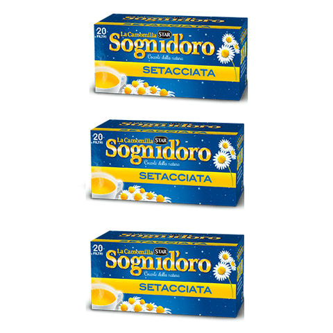 Star Sogni d'oro Camomilla Setacciata Gesiebte Kamille 20 Filter - Italian Gourmet