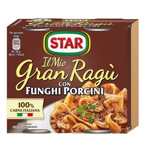 Star Il Mio Gran Ragù con funghi porcini mit Steinpilzen (2x180g) - Italian Gourmet