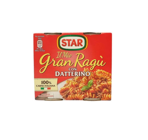 Star Il Mio Gran Ragù mit Datterino Tomatensauce 2x180g - Italian Gourmet
