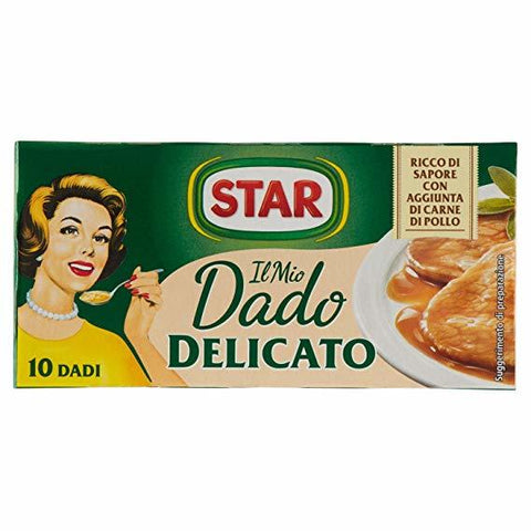 Star Il Mio Dado Delicato - Brühwürfel Hühner (10 Würfel 100g) - Italian Gourmet