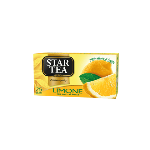Star Tea Limone Zitronentee 25 Filter - Italian Gourmet