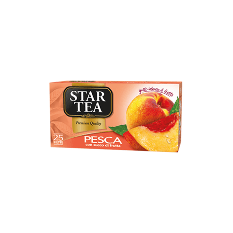 Star Tea Pesca Pfirsich Tee 25 Filter - Italian Gourmet