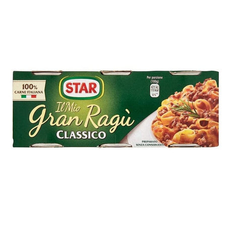 Star Il Mio Gran Ragù Classico Tomatensauce essfertig (3x100g) - Italian Gourmet