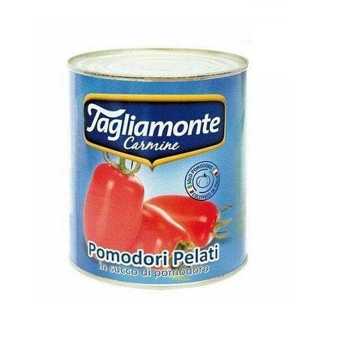 Tagliamonte Pelati Italienische geschälte Tomaten (800g) - Italian Gourmet