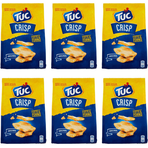 Tuc Gesalzener Snack & Cracker 6x100g Tuc Crisp Original im Ofen gebacken 100g 7622210630803
