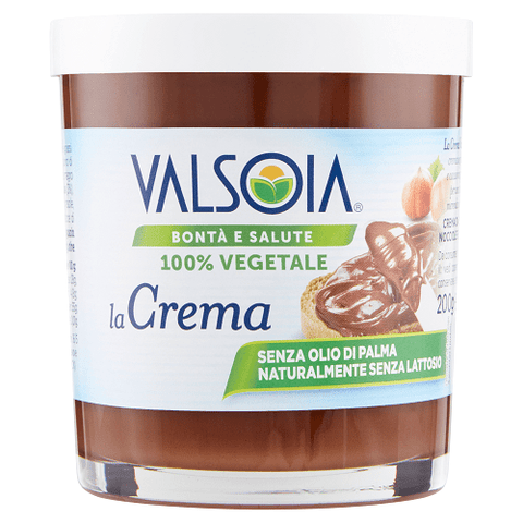 Valsoia Crema Vegetale Vegane Haselnusscreme 200g - Italian Gourmet