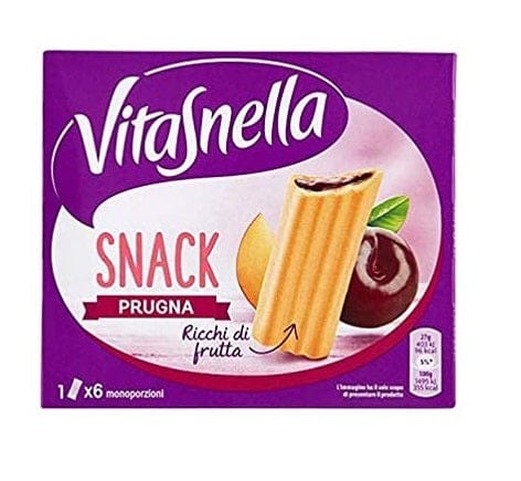 Vitasnella Müsli Snack Pflaume Pflaumenkekse 162g - Italian Gourmet