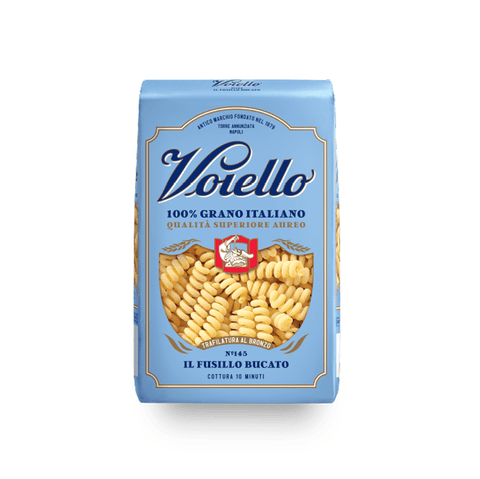 Voiello pasta Voiello Il Fusillo Bucato n°145 Pasta 100% Italienischer Weizen 500g Teigwaren aus Hartweizengrieß Bronze-Zeichnung