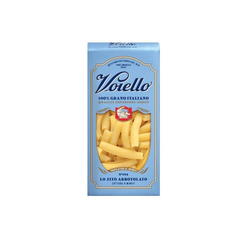 Voiello pasta Voiello Lo Zito Arrotolato n°194 Pasta 100% Italienischer Weizen 500g Teigwaren aus Hartweizengrieß Bronze-Zeichnung