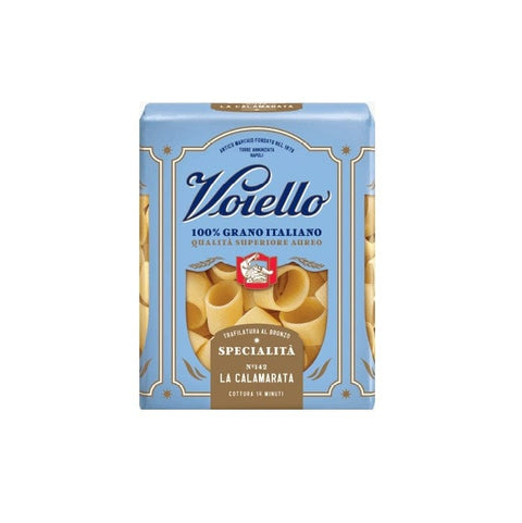 Voiello pasta Voiello Specialità La Calamarata n°142 Pasta 100% Italienischer Weizen 500g Teigwaren aus Hartweizengrieß Bronze-Zeichnung