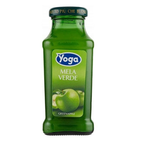 Yoga Bar Mela Verde Grüner Apfel-Fruchtsaft Glasflasche 200ml - Italian Gourmet