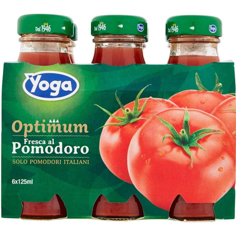 Yoga Fruchtsaft Yoga Optimum Succo di Pomodoro Italiano Italienischer Tomatensaft 6 x 125ml
