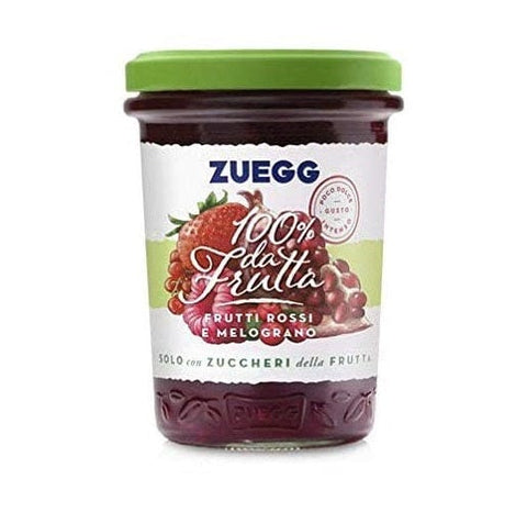 Zuegg Frutti Rossi e Melograno 100% rote Fruchtmarmelade und Granatapfel 250g - Italian Gourmet