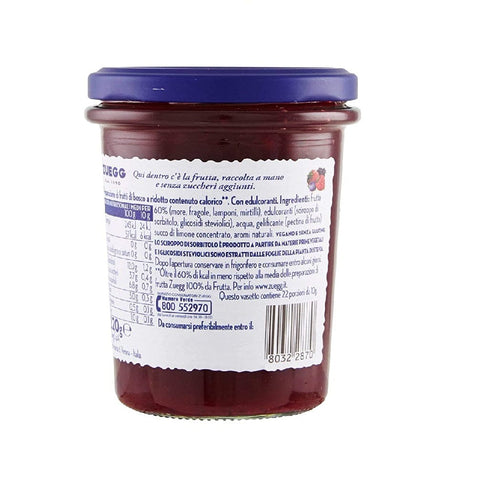 Zuegg Marmelade Zuegg Zero Zuccheri Aggiunti Frutti di bosco 220gr - Zuegg Beeren ohne Zuckerzusatz 80322870